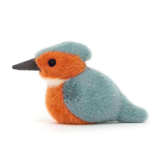 Jellycat knuffel Birdling kingfisher
