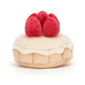 Jellycat knuffel Pattiserie Tarte aux Fraises