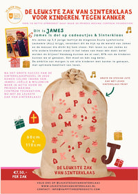 Jute zak Sinterklaas 60 x 110 Prinses Máxima Centrum Foundation