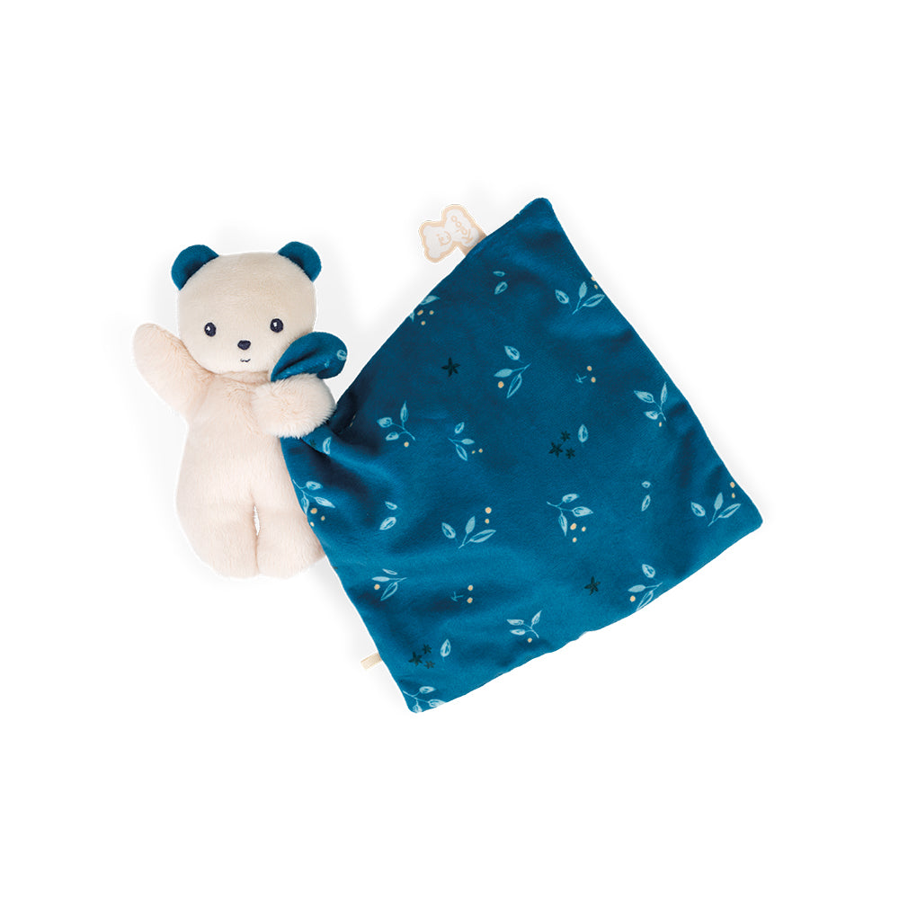 Kaloo knuffeldoekje beer Carre Douceur blauw 0 jr+ 4894173100041