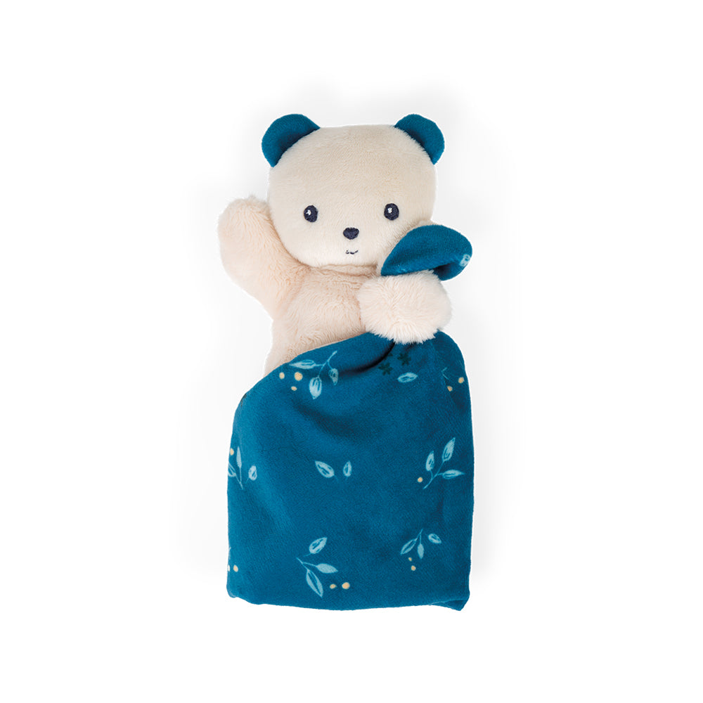 Kaloo knuffeldoekje beer Carre Douceur blauw 0 jr+ 972004