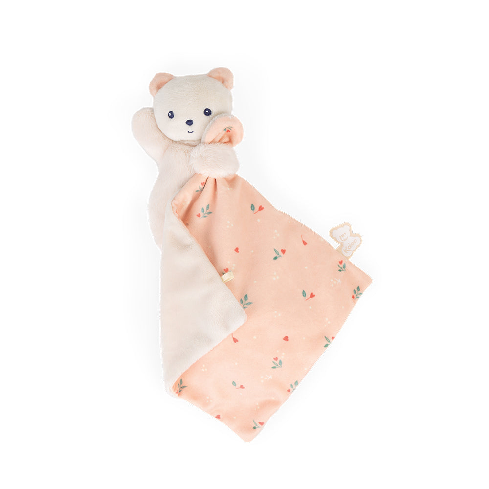 Kaloo knuffeldoekje beer Carre Douceur roze 0 jr+ 4894173100058
