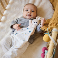 Kaloo knuffeldoekje konijn Carre Douceur wit 0 jr+