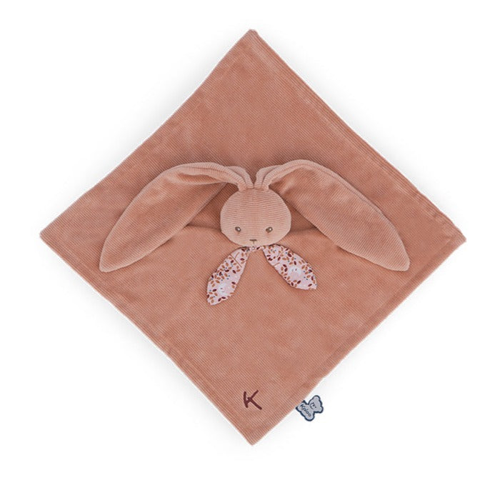 Kaloo knuffeldoekje konijn terracotta 0 jr+