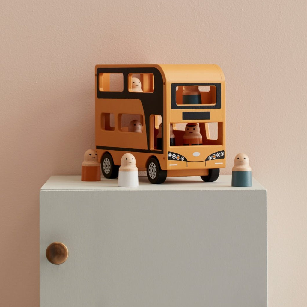 Kids Concept dubbeldekker Aiden 3 jr+ grenen + locust hout + grenen