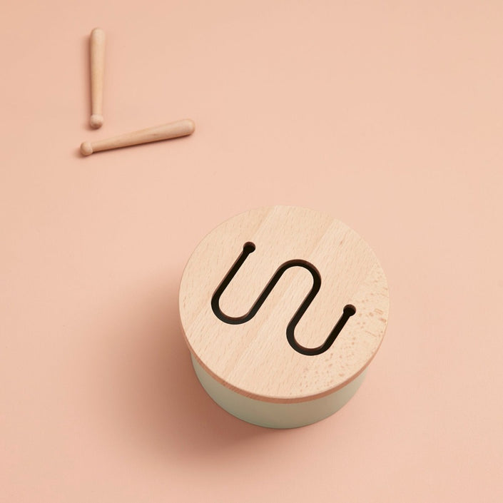 Kids Concept trommel lichtgroen 18 mnd+