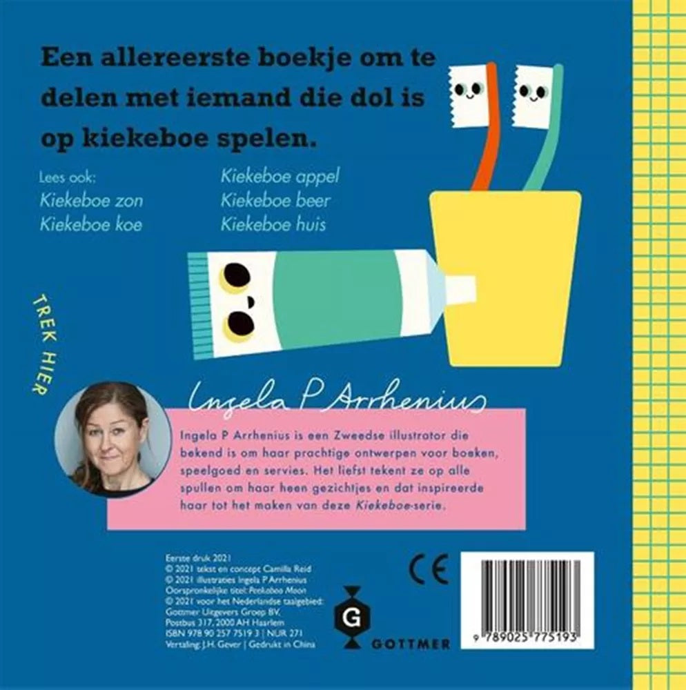 Kiekeboe maan schuifboekje 18 mnd+