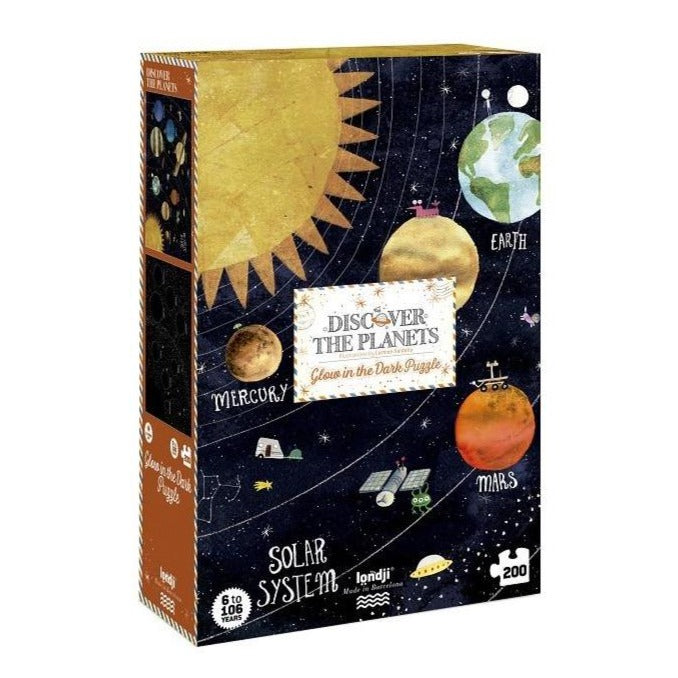 LONDJI puzzel discover the planets 6 jr+ / 200 stks