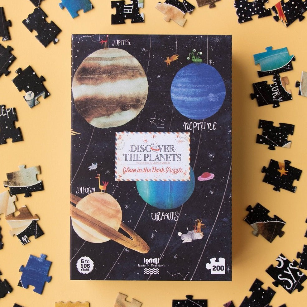 LONDJI puzzel discover the planets 6 jr+ / 200 stks