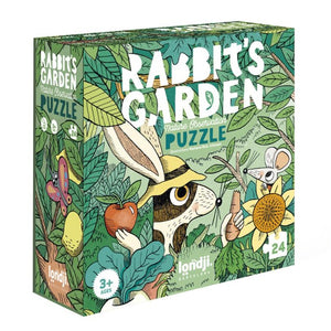 LONDJI puzzel rabbits garden 3jr+ / 24 stks