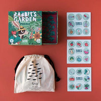 LONDJI puzzel rabbits garden 3jr+ / 24 stks