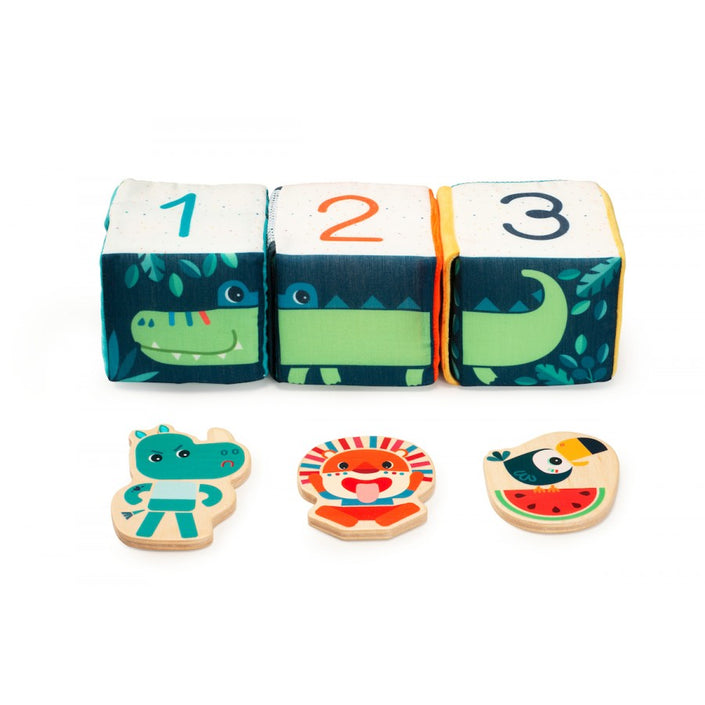 Lilliputiens activiteiten kubussen dieren 1jr+