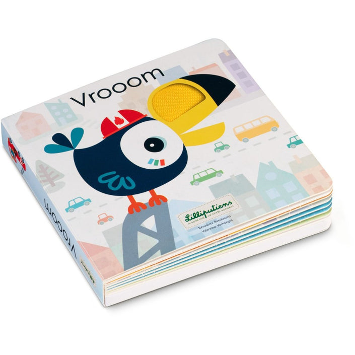 Lilliputiens geluidenboek Vrooom 10 mnd+