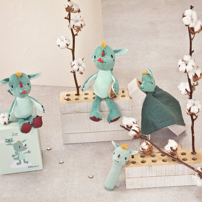 Lilliputiens knuffeldoekje Joe de draak