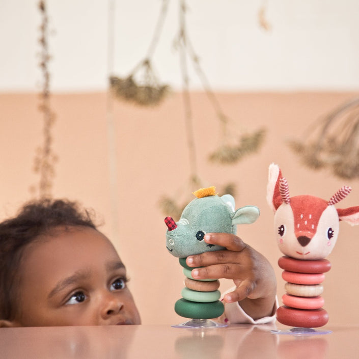 Lilliputiens rammelaar met zuignap Stella 6 mnd+