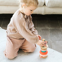 Lilliputiens stapeltoren flamingo Anais 9 mnd+