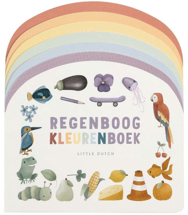 Little Dutch Regenboog kleurenboek 1 jr+