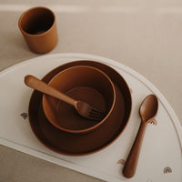 Mushie borden caramel