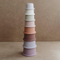 Mushie stapeltoren petal 0 m+