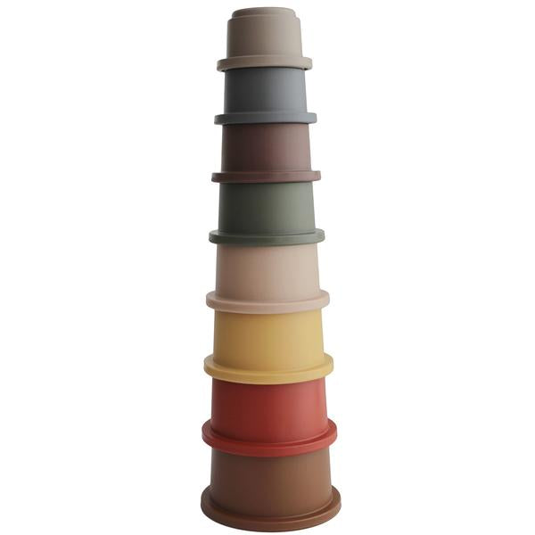 Mushie stapeltoren retro 0 m+