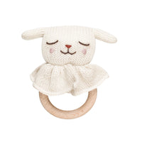 Main Sauvage bijtring + rammelaar lamb