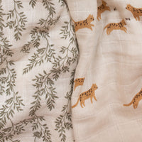 Main Sauvage hoeslaken bay leaves 70 x 140