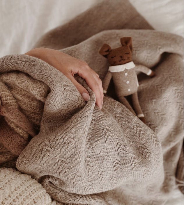 Main Sauvage knuffel bunny oat jumpsuit