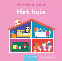 Mijn eerste pop-up boekje Het huis 1 jr+