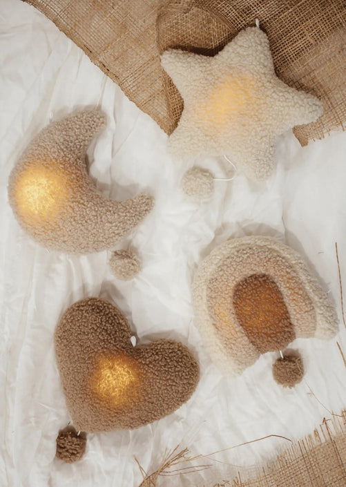 Mrs Ertha muziekdoosje met licht Heart