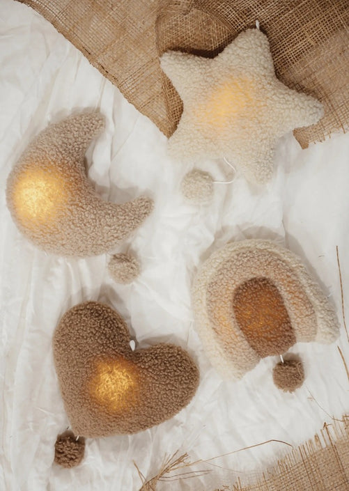 Mrs Ertha muziekdoosje met licht Moon