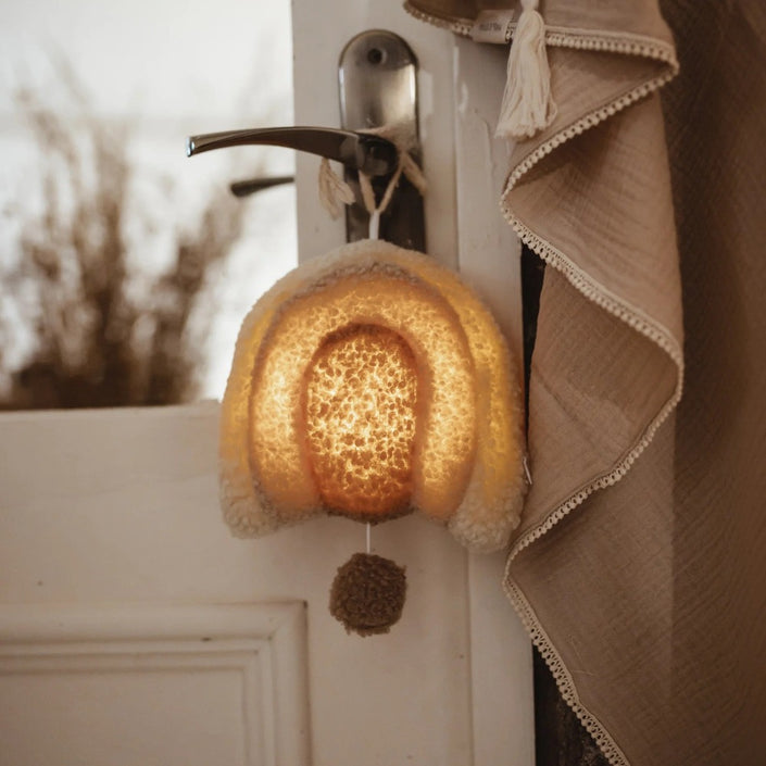 Mrs Ertha muziekdoosje met licht rainbow