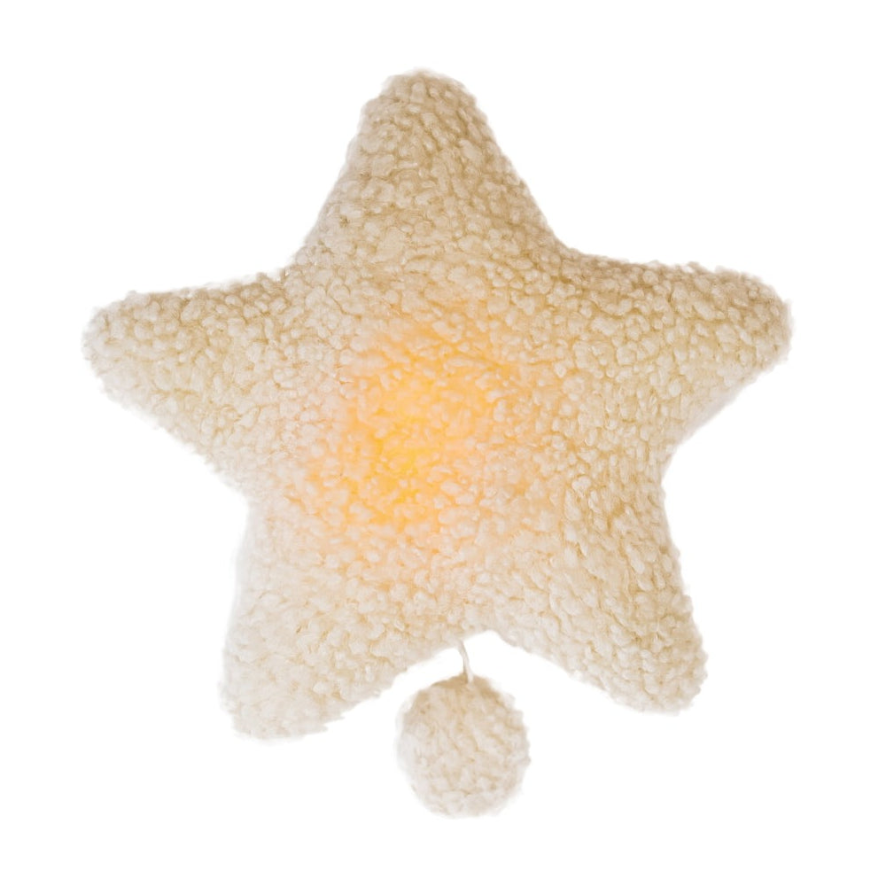 Mrs Ertha muziekdoosje met licht Star