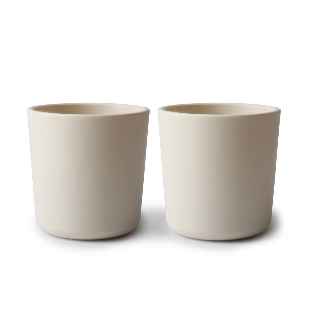 Mushie bekers ivory