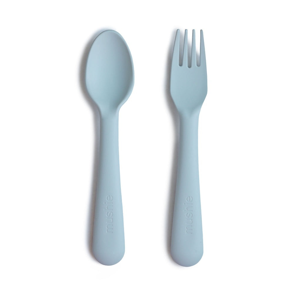 Mushie bestekset powder blue