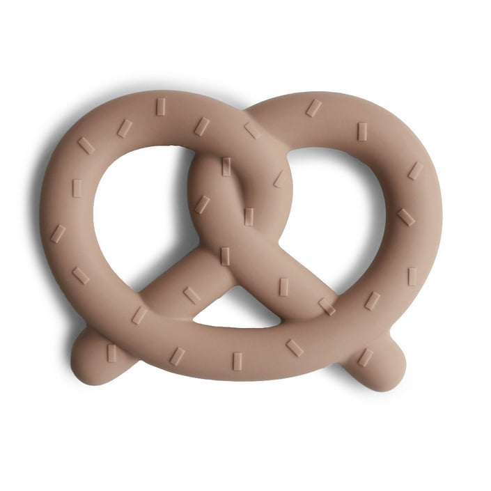 Mushie bijtring pretzel 3 mnd+