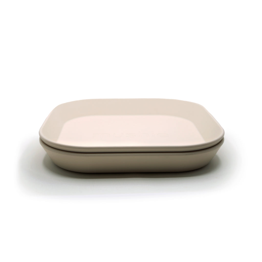 Mushie borden ivory kopen