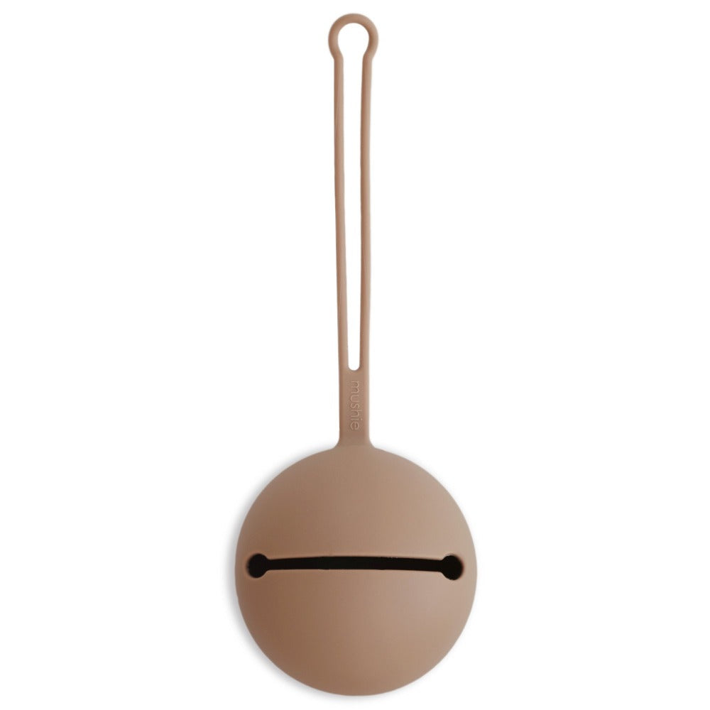 Mushie speenhouder beige