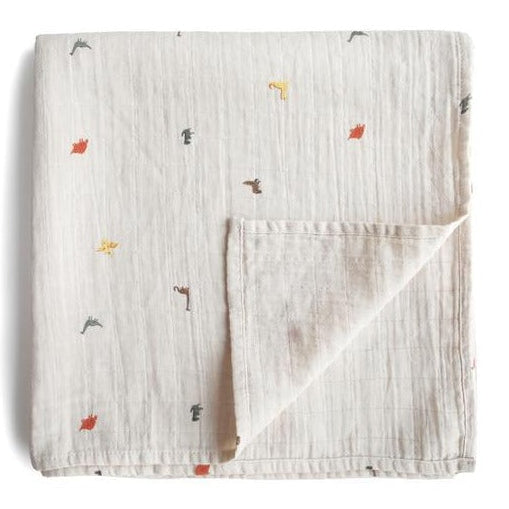 Mushie hydrofiele doek dino 120 x 120