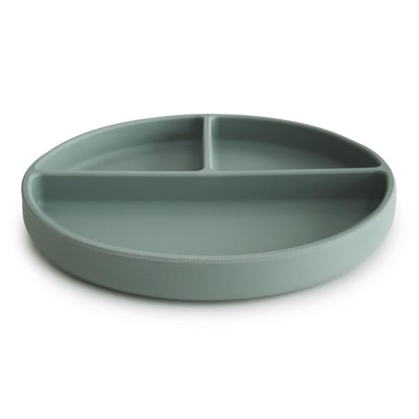 Mushie siliconen bord cambridge blue