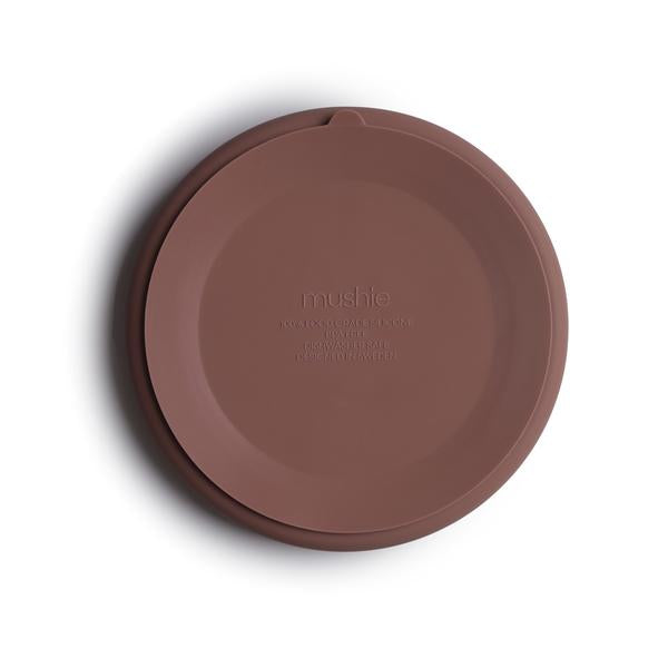 Mushie siliconen bord cloudy mauve 810052460512