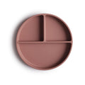 Mushie siliconen bord cloudy mauve