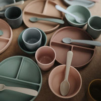 Mushie siliconen bord natural