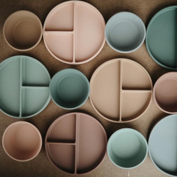 Mushie siliconen kom blush