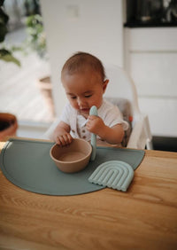 Mushie siliconen kom blush