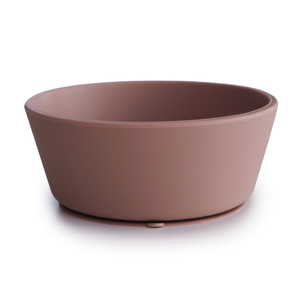 Mushie siliconen kom cloudy mauve