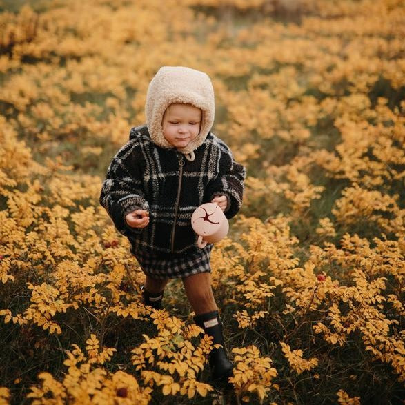 Mushie snack cup blush