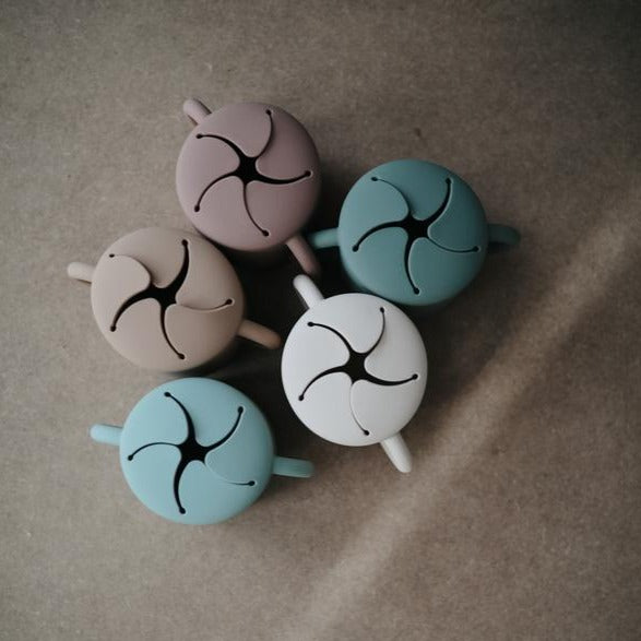 Mushie snack cup blush kopen