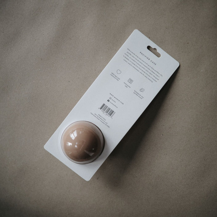 Mushie speenhouder beige