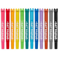 OOLY olie pastel krijt Cat parade 12 stks 3 jr+