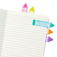 OOLY sticky tabs rainbow crayon 6 jr+
